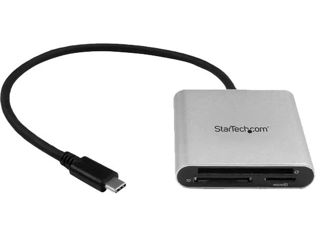 STARTECH STARTECH FCREADU3C 3-in-1 USB-C 3.0 card reader SD microSD CompactFlash — foto del prodotto