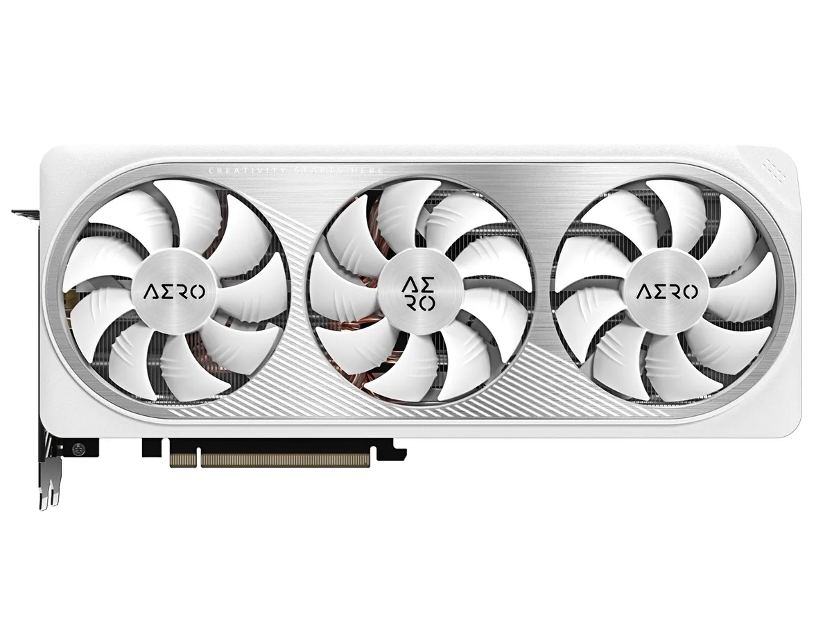 GIGABYTE GIGABYTE GV-N407TSAERO OC-16GD GeForce RTX 4070 Ti SUPER 16GB graphics card — product photo