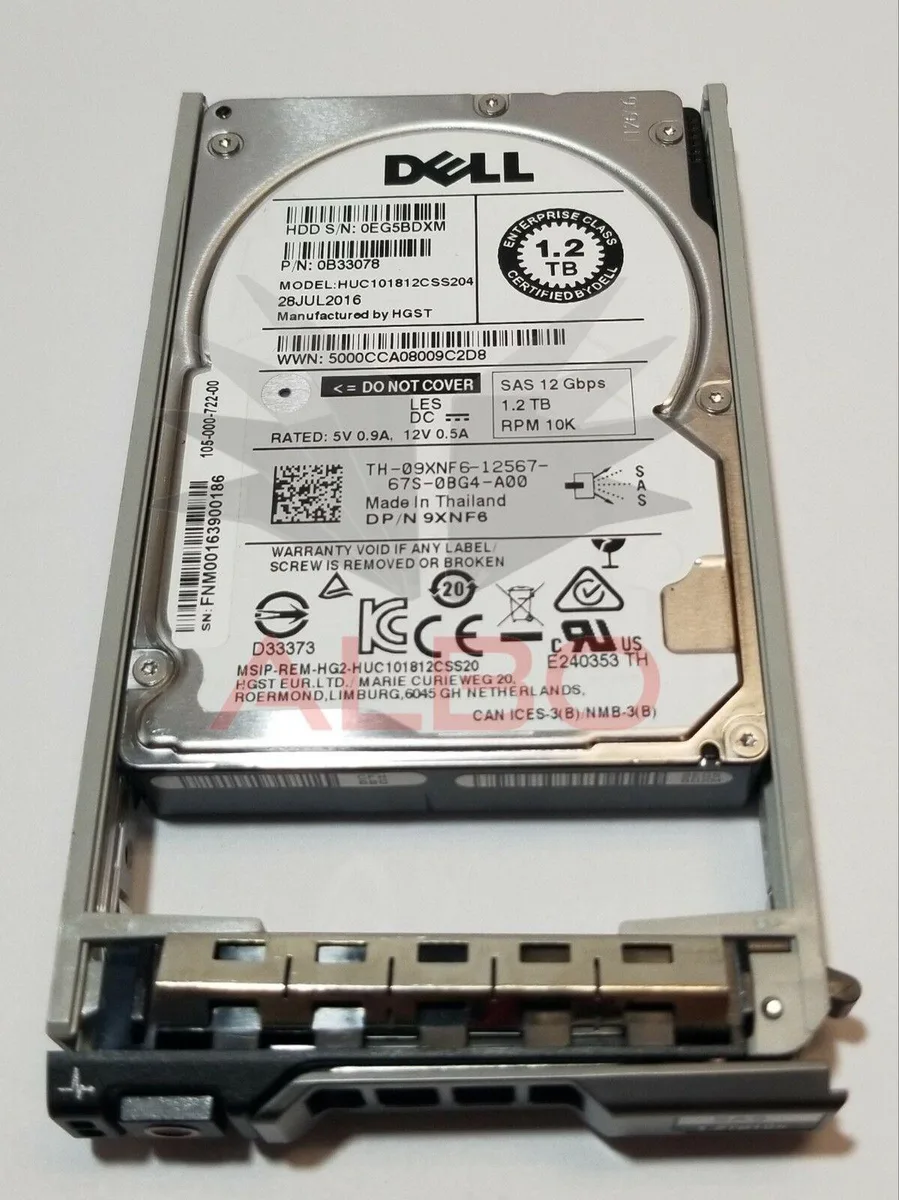 HGST HGST HUC101812CSS204 1.2 TB 10K RPM 2.5" SAS internal hard drive — 제품 사진