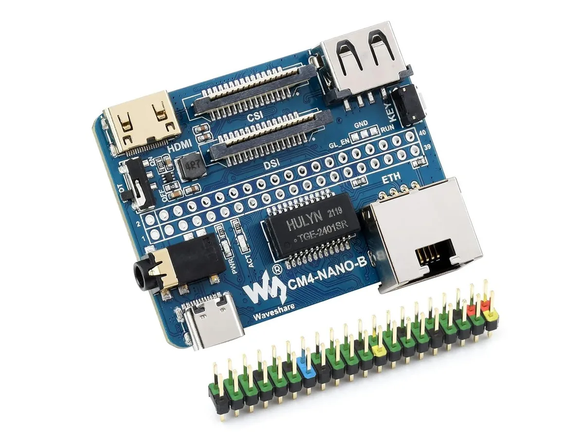 LORDWORLD LORDWORLD Nano Base Board (B) for CM4, 40PIN GPIO, USB 2.0, 3.5 mm audio — 제품 사진