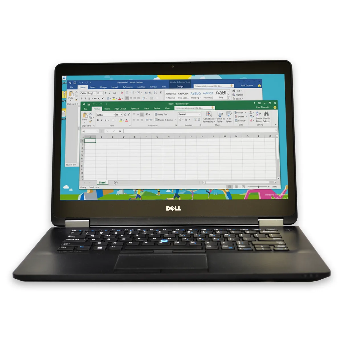 DELL DELL Latitude E7470 laptop, i5 2.40 GHz, 16GB DDR3, 256GB SSD, 14 — photo du produit