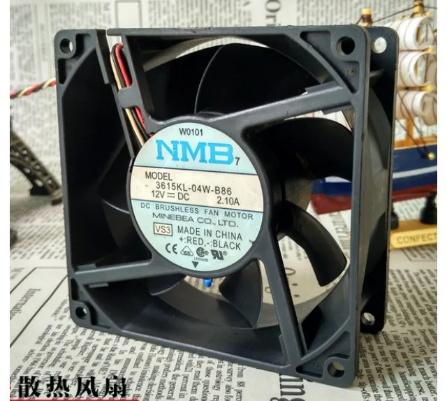 Fans Fans 3615KL-04W-B86 12V 2.10A 5800RPM case fan — product photo