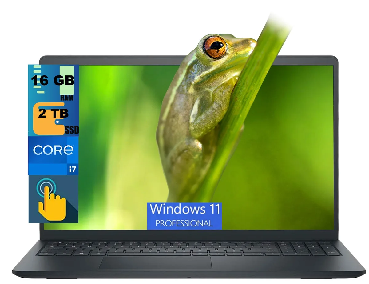DELL DELL Dell 15 laptop i7-1355U 10-core 16GB 2TB 15.6" FHD Touchscreen Windows 11 Pro — photo du produit