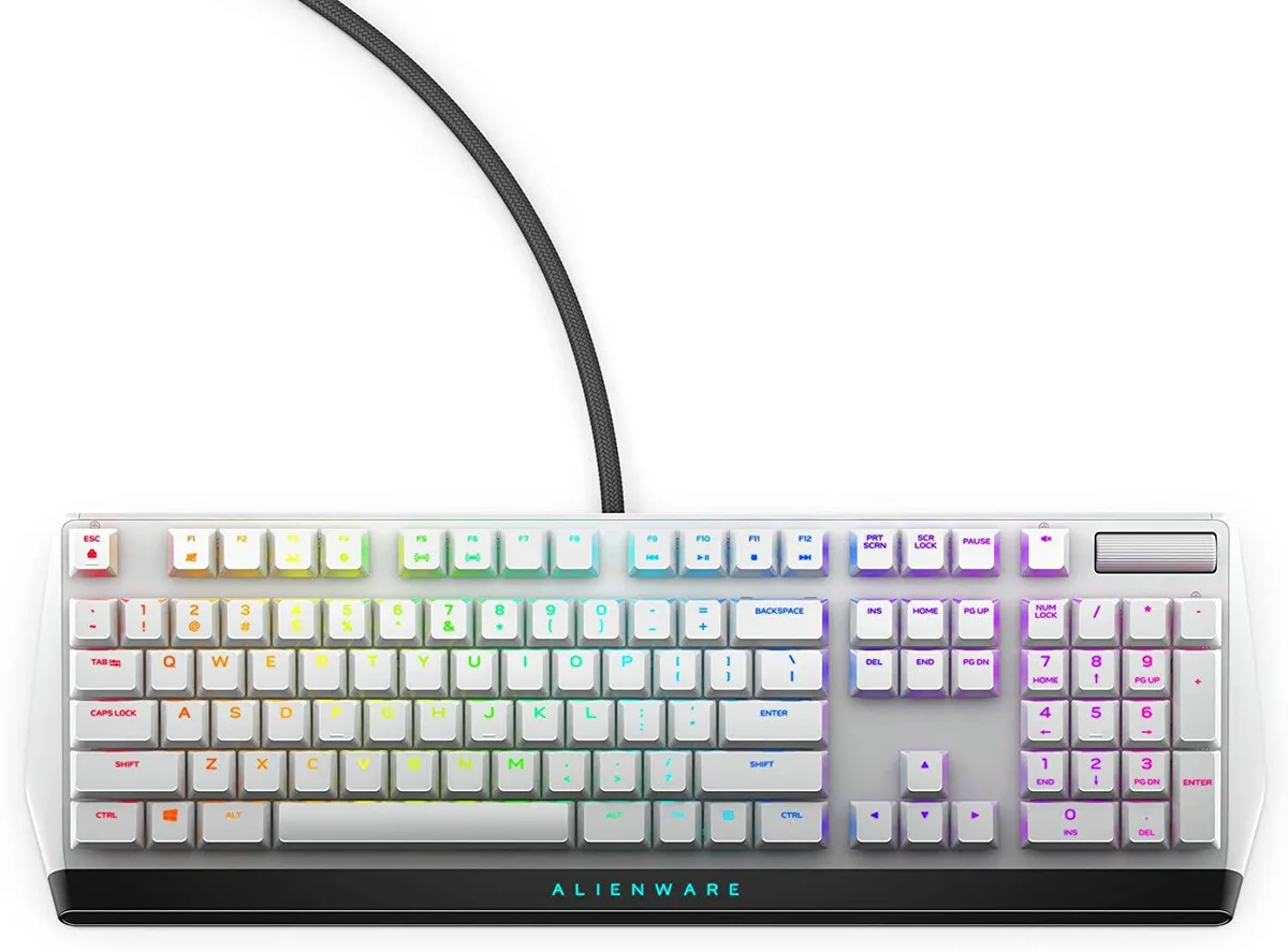 Lunar Light low-profile gaming keyboard with floating keys and aluminium frame