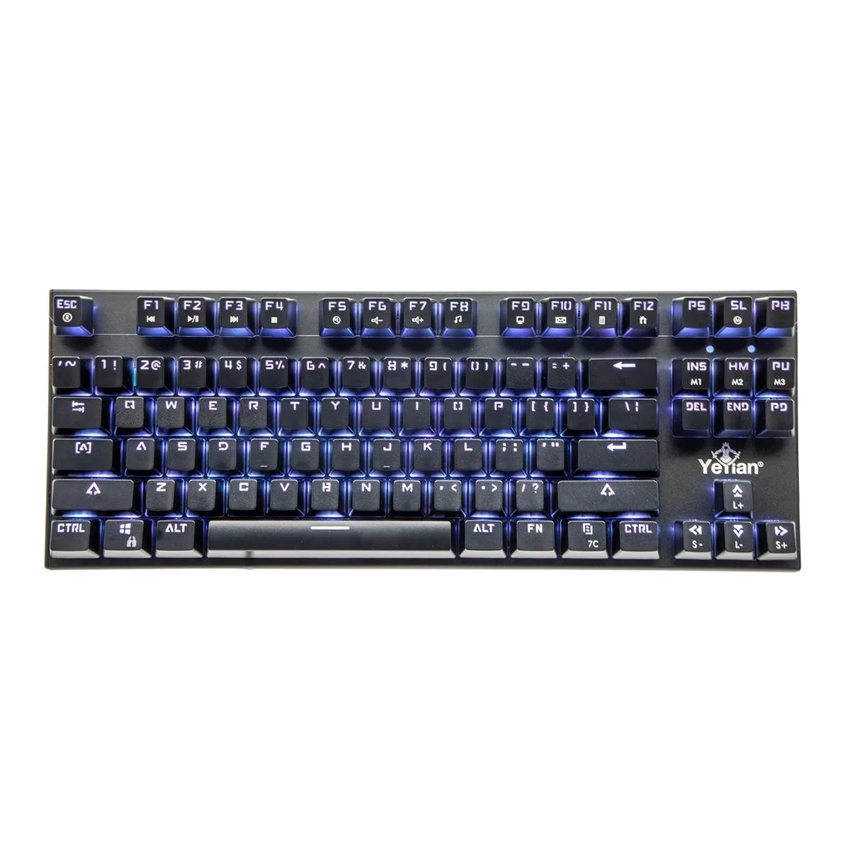 YEYIAN YEYIAN YAT1806-EN gaming keyboard 87 TKL Outemu Red hot-swappable 13 modes 16.7M RGB — product photo