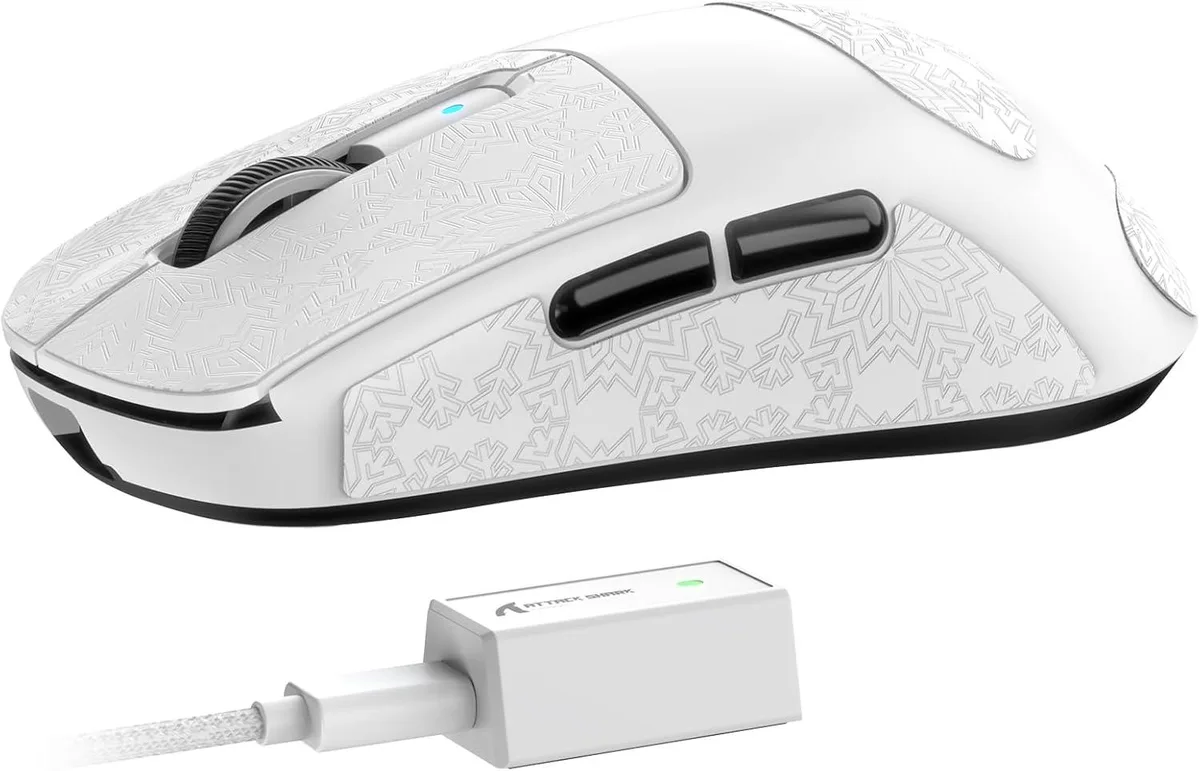 BFKK BFKK Wireless Gaming Mouse White 38g 42000 DPI 8KHz — photo du produit