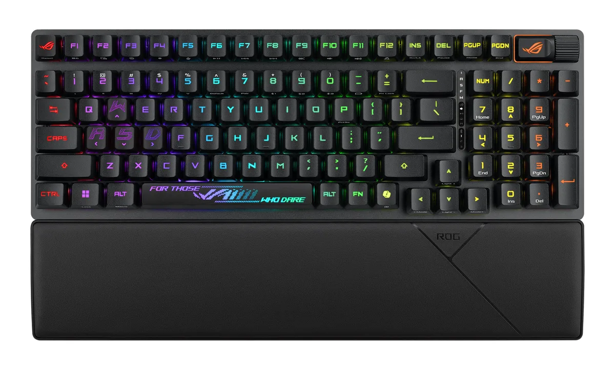 ASUS ASUS ROG Strix Scope II 96 RX Wireless Gaming Keyboard 90MP03S0-BKAA00 — photo du produit