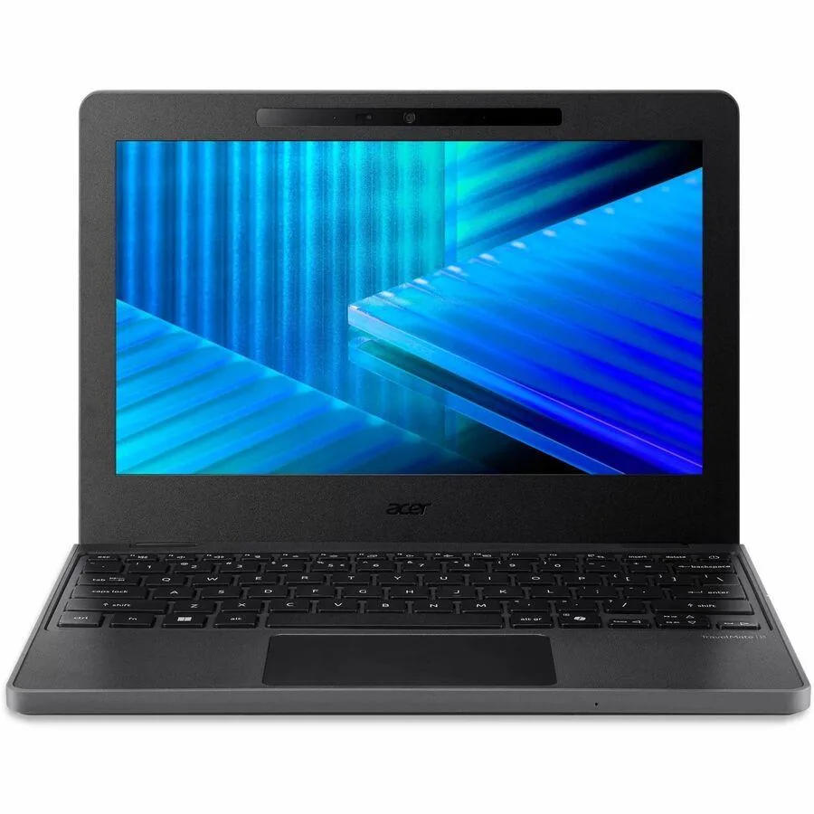 Silver 11.6 inch touchscreen laptop with webcam shutter