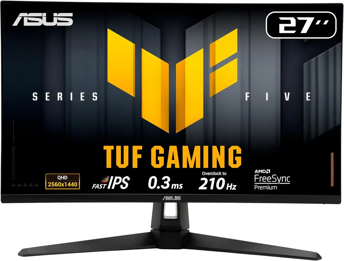 ASUS ASUS VG27AQL5A 27" QHD 210Hz gaming monitor — product photo