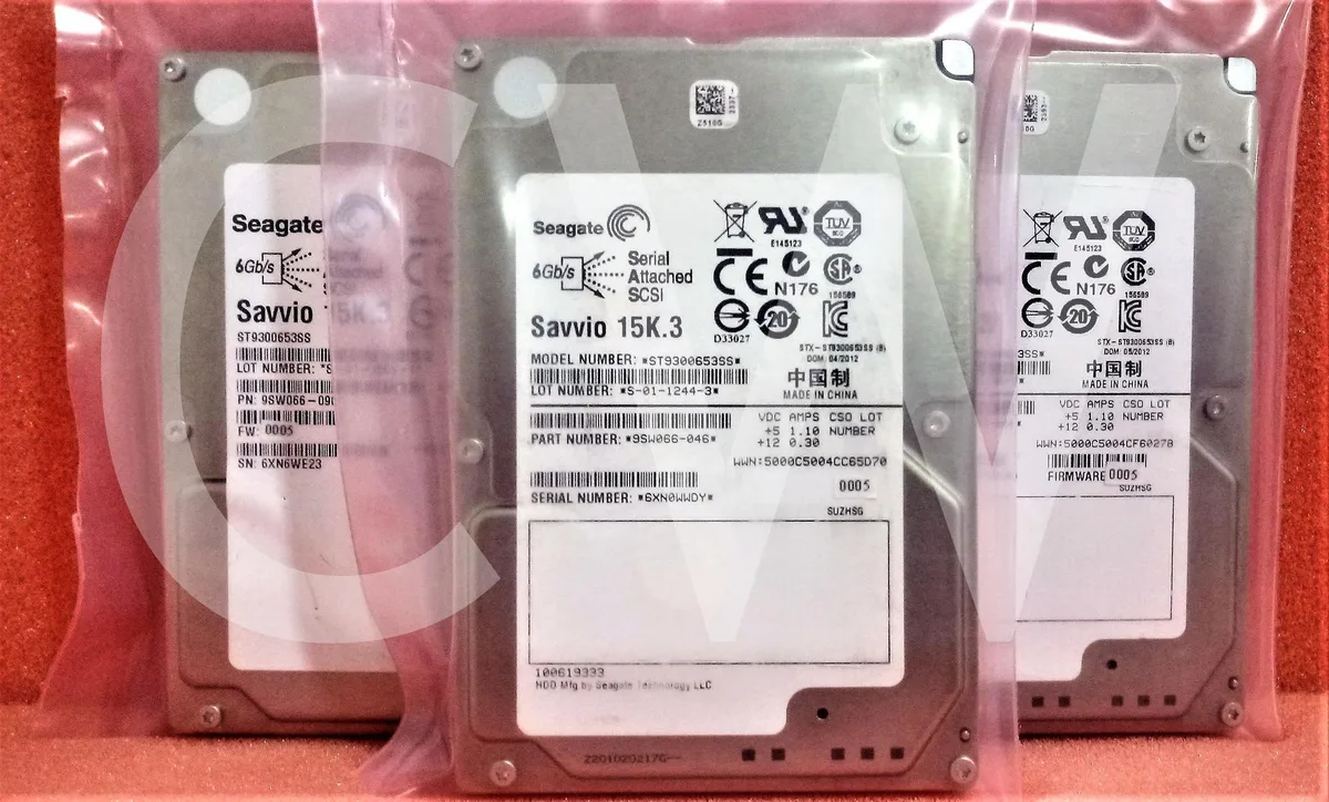 Seagate Seagate Savvio 15K.3 ST9300653SS 300GB 15000RPM SAS 64MB 2.5" internal hard drive — 商品写真