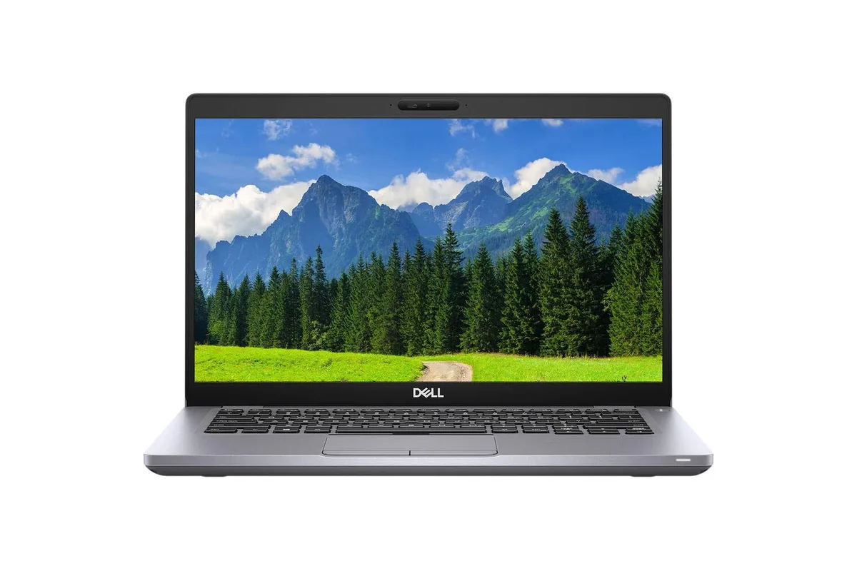 Silver Dell Latitude 5410 laptop closed lid Grade A condition