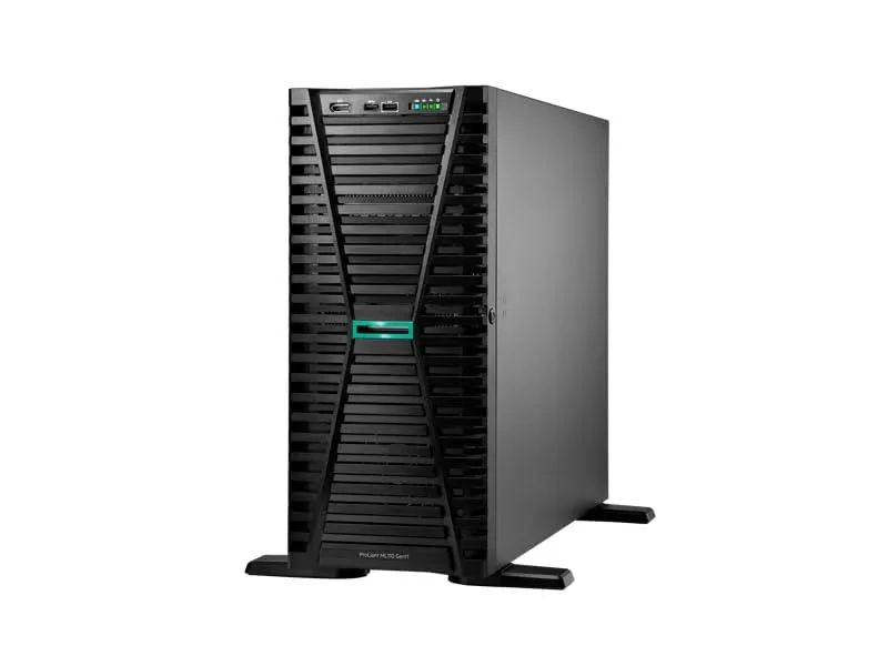 HPE ProLiant ML110 Gen11 tower server, silver finish, 4.5U rack height