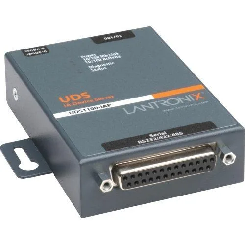 Lantronix Lantronix UD1100IA2-01 1-Port Serial RS232 RS422 RS485 Ethernet Industrial Device Server — product photo
