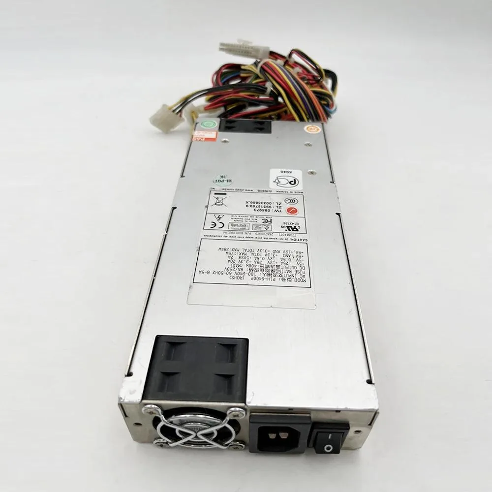 KHACHIMO P1H-6400P 1U 400W server PSU, matte metal enclosure