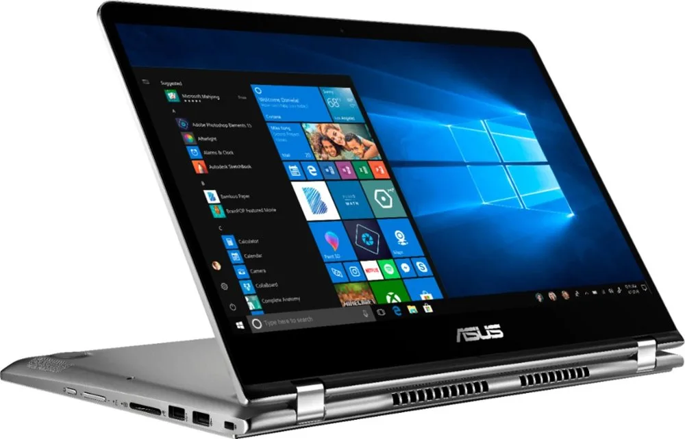 ASUS ASUS Q405UA-BI5T7 2-in-1 14" Touch i5-8250U 8GB 128GB SSD Light Gray — 제품 사진
