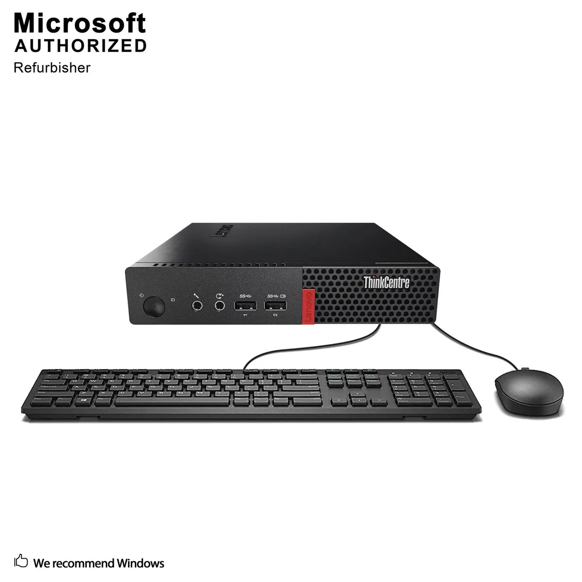 Lenovo Lenovo ThinkCentre M715Q Tiny desktop PC AMD Ryzen 5 PRO 2400GE 3.2GHz 8GB DDR4 256GB SSD — toote foto