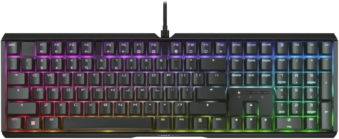 Cherry Cherry MX 3.1 Mechanical Wired Gaming Keyboard Black MX2A Brown Switches — Produktfoto
