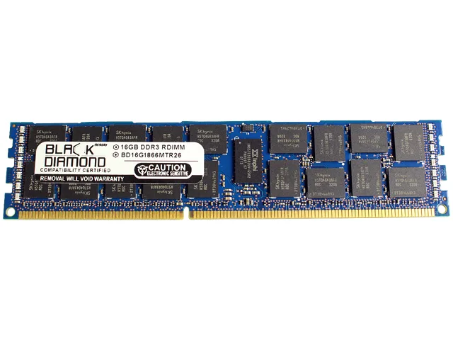 Black Diamond Memory Black Diamond Memory BD16G1866MTR26 16GB DDR3 1866 ECC Registered server RAM — photo du produit