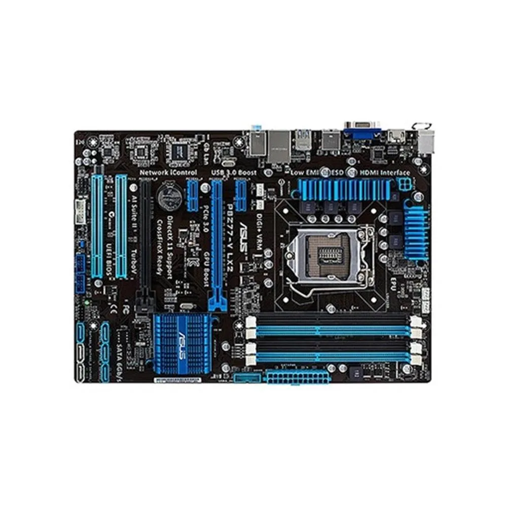 ASUS ASUS P8Z77-V LX2 Intel Z77 motherboard 32GB DDR3 LGA 1155 ATX — ürün fotoğrafı