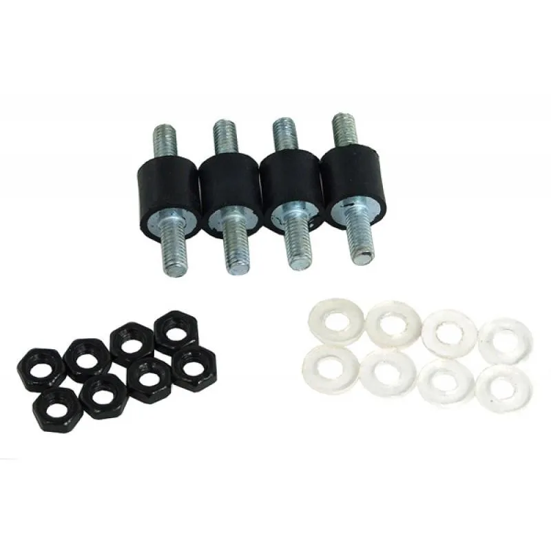 Alphacool pump decoupling kit with 10mm standoffs and hardware