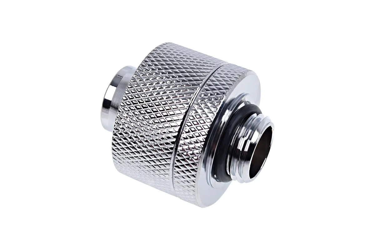 Alphacool Alphacool Eiszapfen 1/2" ID x 3/4" OD G1/4 Compression Fitting Chrome — fotografie produktu