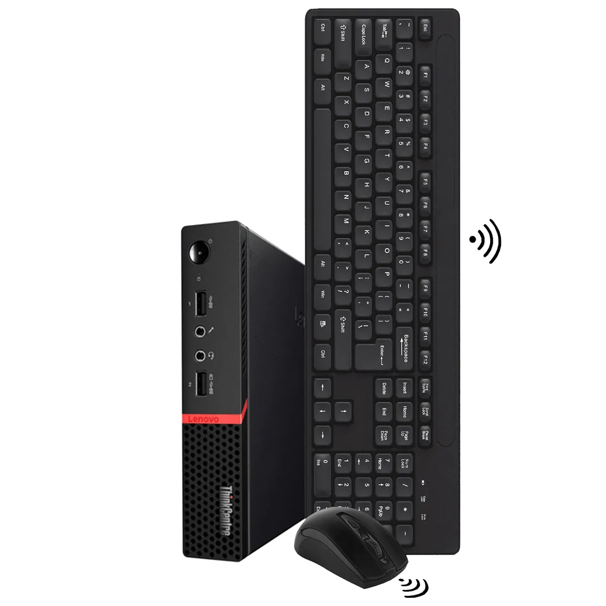Lenovo Lenovo ThinkCentre M715q Tiny Desktop PC AMD PRO A6 8GB DDR4 1TB SSD — product photo