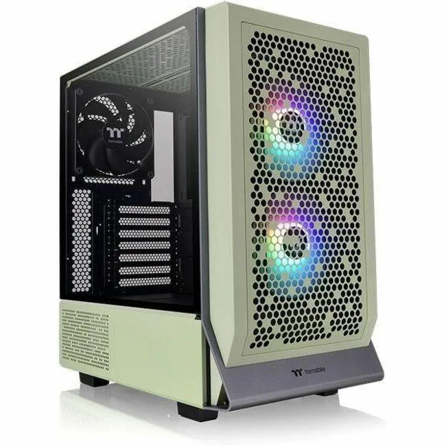 Thermaltake Thermaltake CA-1Y2-00MEWN-00 Ceres 300 TG ARGB Matcha Green PC case — 商品写真