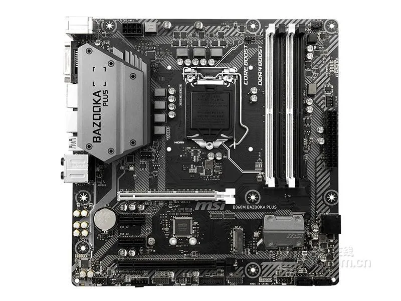 MSI MSI B360M Bazooka Plus Intel motherboard LGA 1151 DDR4 64GB Micro ATX — photo du produit