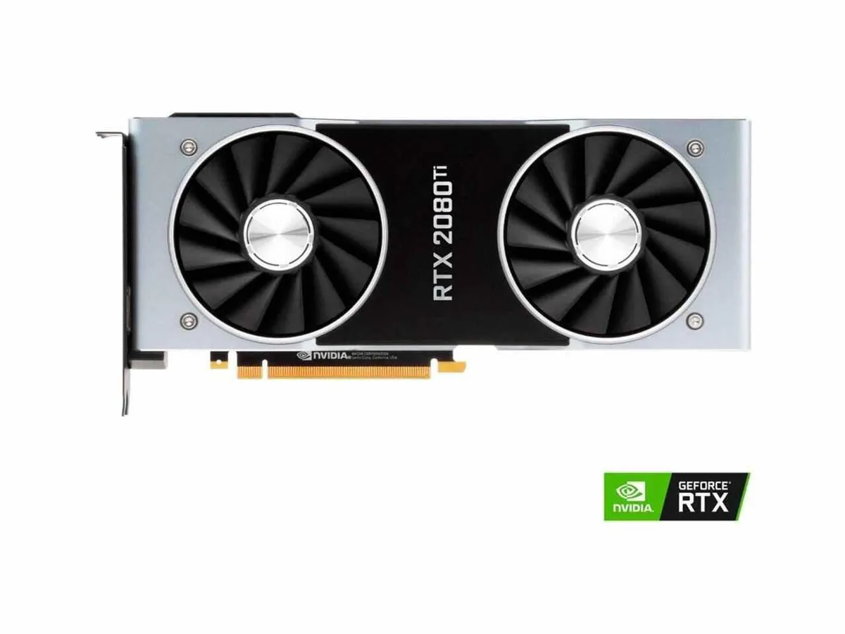 NVIDIA NVIDIA GeForce RTX 2080 Ti 11GB GDDR6 Founders Edition graphics card — photo du produit