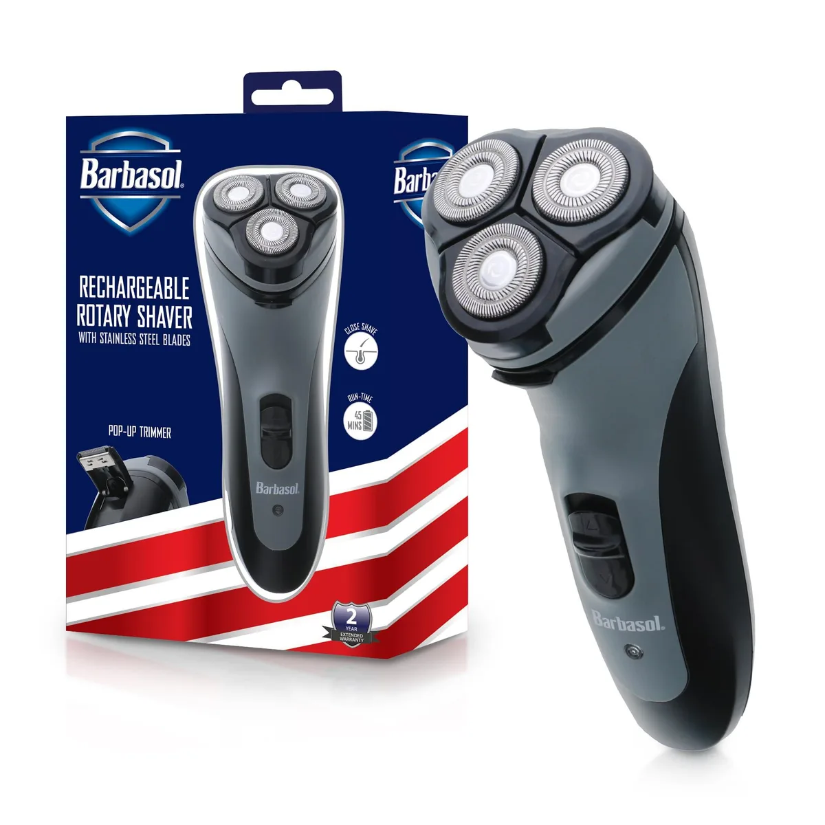  XTREME Barbasol CBR11002BLY Rotary Shaver — preces foto