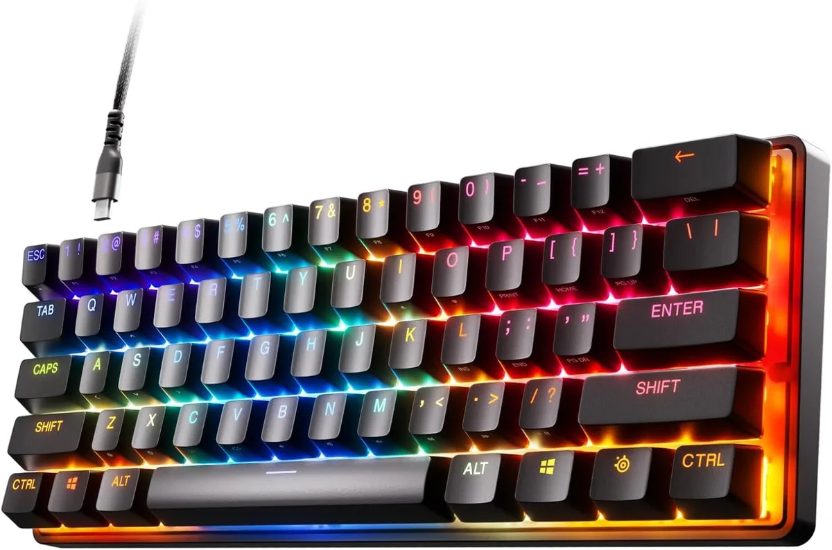 SteelSeries SteelSeries Apex 9 Mini 60% Hot-Swap Optical Gaming Keyboard — productfoto