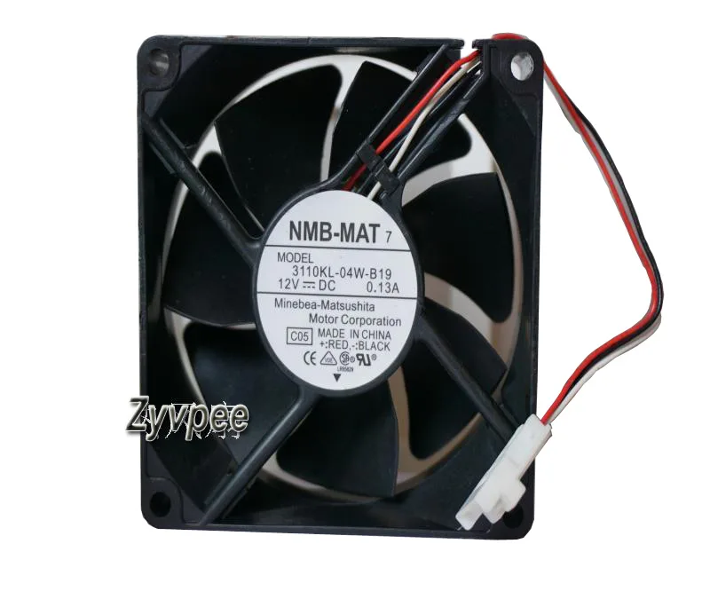 Zyvpee Zyvpee 3110KL-04W-B19 80x25mm 12V 0.13A 3-pin case fan — foto produk