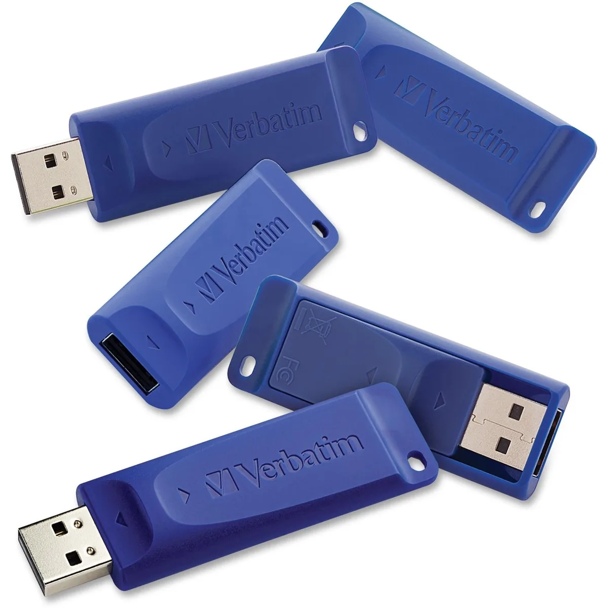 VERBATIM VERBATIM 023942991217 USB flash drive 99121 8GB 5/pk Blue — toote foto
