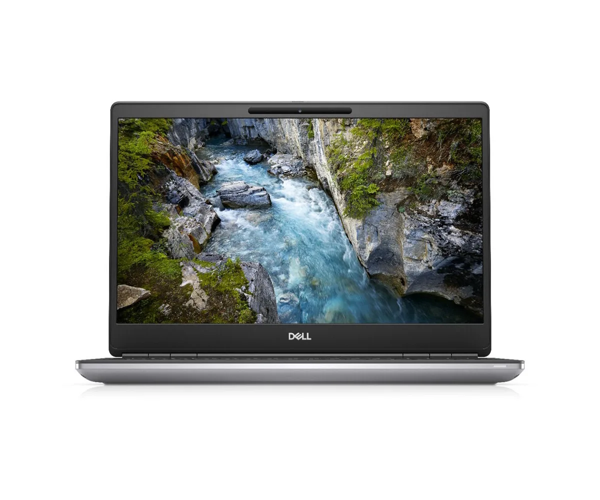 Gray Dell Precision 7560 workstation laptop 15.6 inch non-touch screen 14.17 by 9.53 by 1.08 inches 5.49 lbs