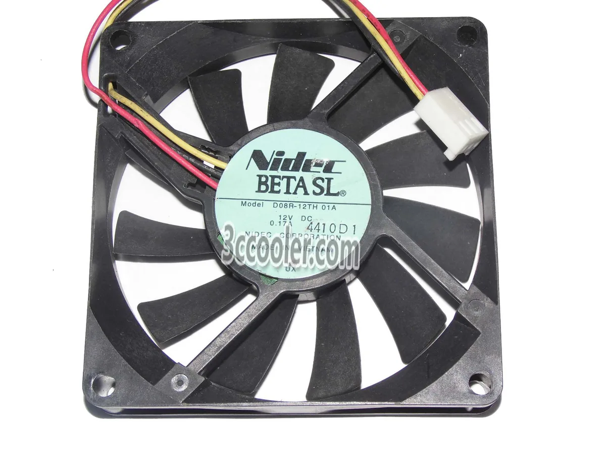 OEM Industries OEM Industries D08R-12TH 80mm 12V 3 Pin CPU Cooler — photo du produit
