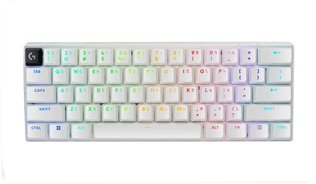 Logitech Logitech G PRO X 60 White GX Optical Tactile Gaming Keyboard — product photo