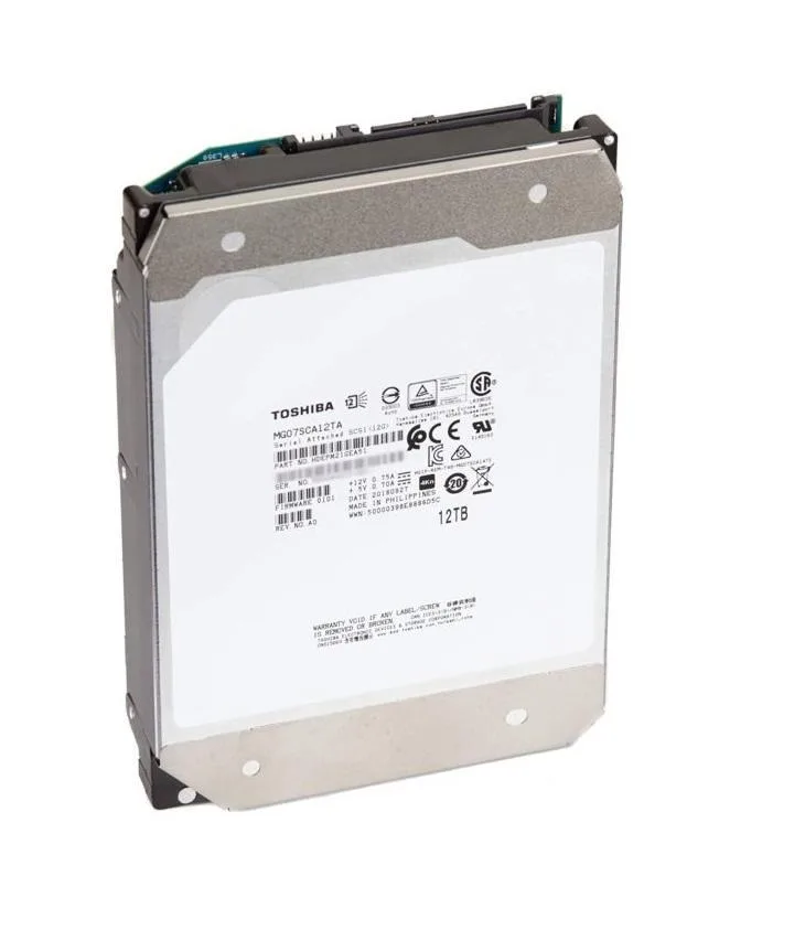 Toshiba Toshiba MG07SCA12TA 12 TB 7200 RPM SAS 12.0 Gbit/s 3.5" internal hard drive — תמונת המוצר