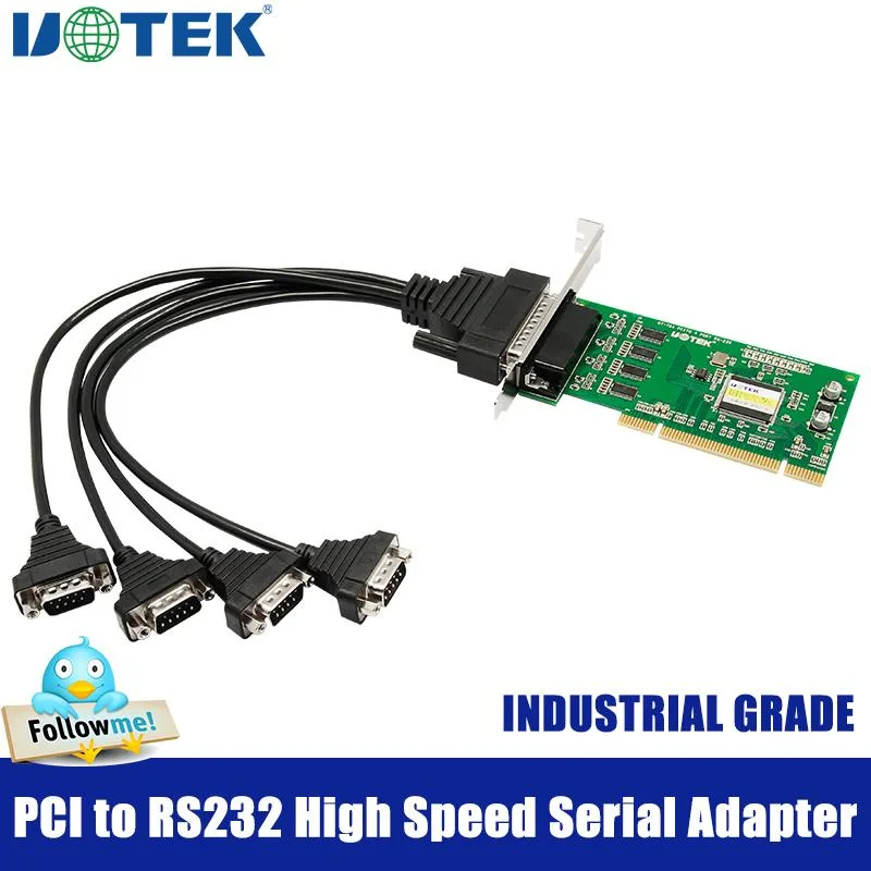 UOTEK UOTEK UT-764 PCI 4-port RS232 serial card DR44 — 제품 사진