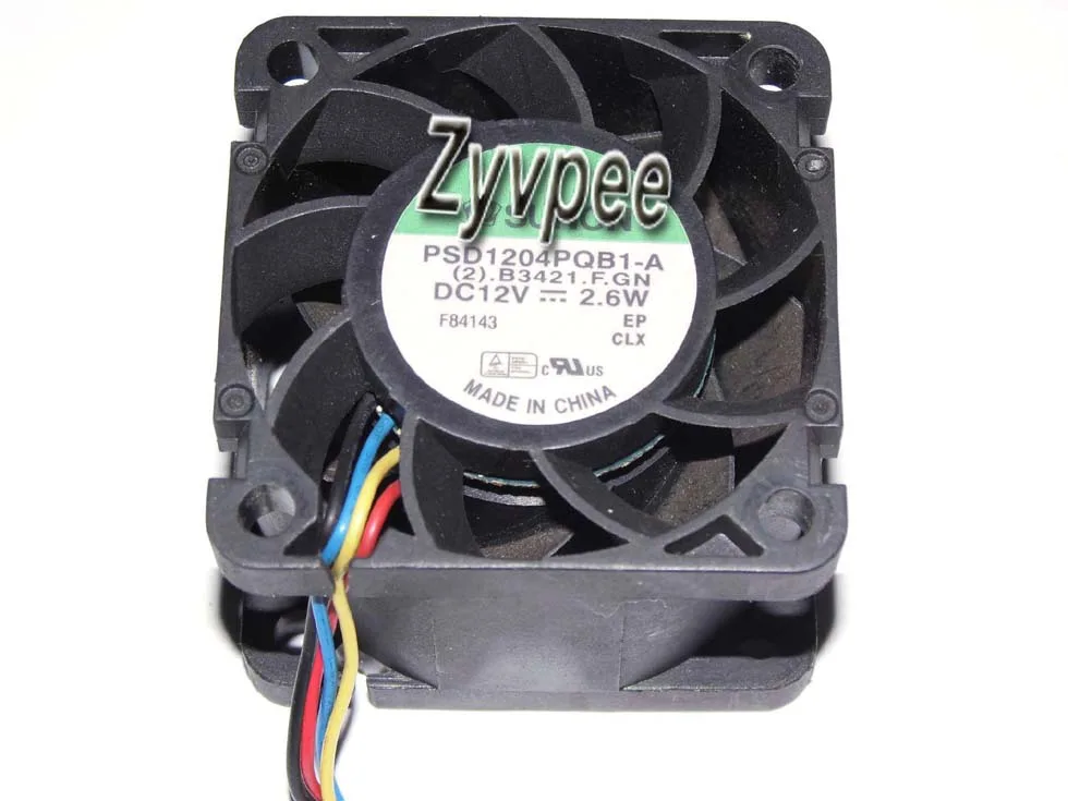 Zyvpee Zyvpee PSD1204PQB1-A 40mm 12V 2.6W 4-pin case fan — ภาพสินค้า