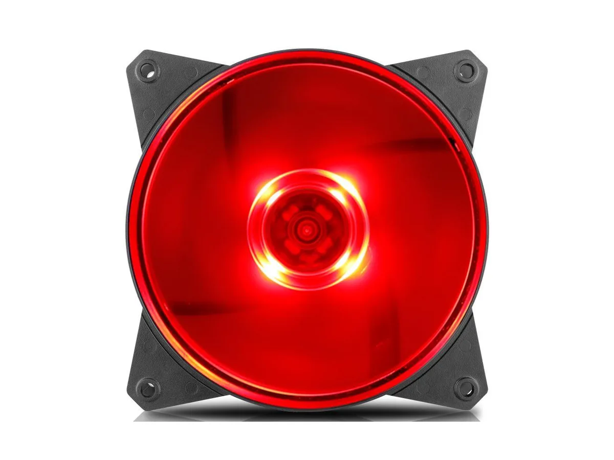 Aa Pub Aa Pub MasterFan Lite MF120L Red case fan 120 mm 1200 RPM 32 CFM 25 dBA — termékfotó