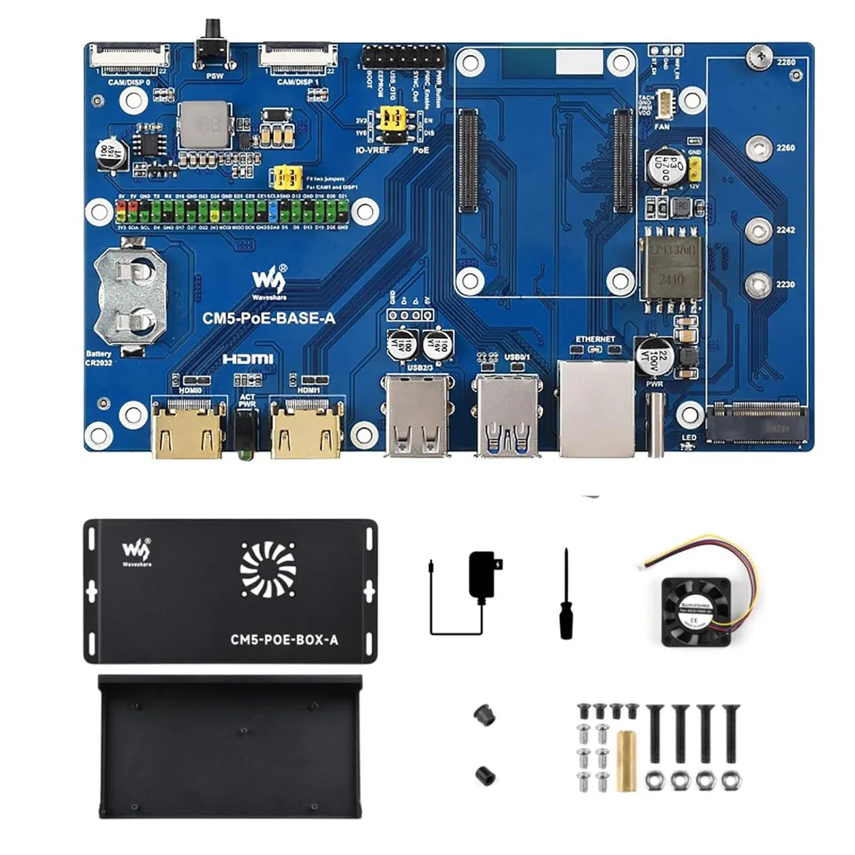 LORDWORLD LORDWORLD CM5 PoE Base Board development board — produktfoto