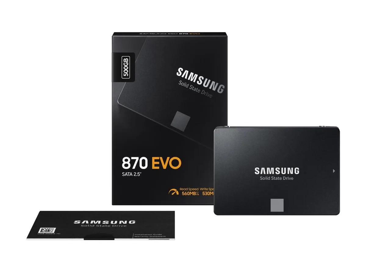 SAMSUNG SAMSUNG 870 EVO 500GB 2.5" SATA III internal SSD — toote foto
