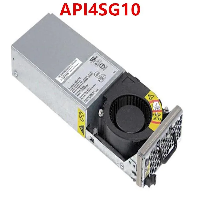 Rectangular ATX power supply unit with matte black finish and cooling fan visible