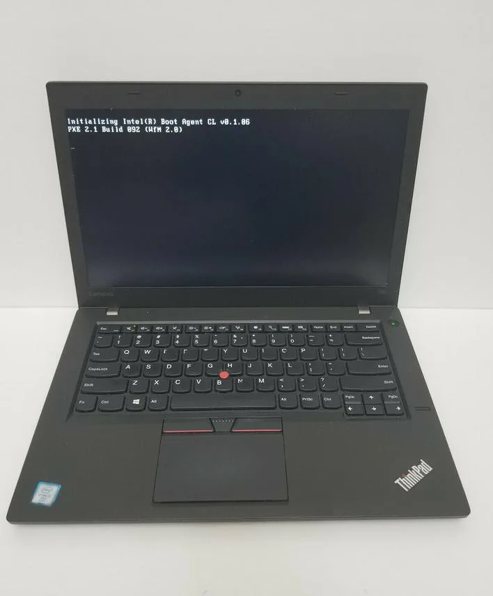 Black Lenovo ThinkPad T460 laptop, 14 inch non-touch screen, matte finish