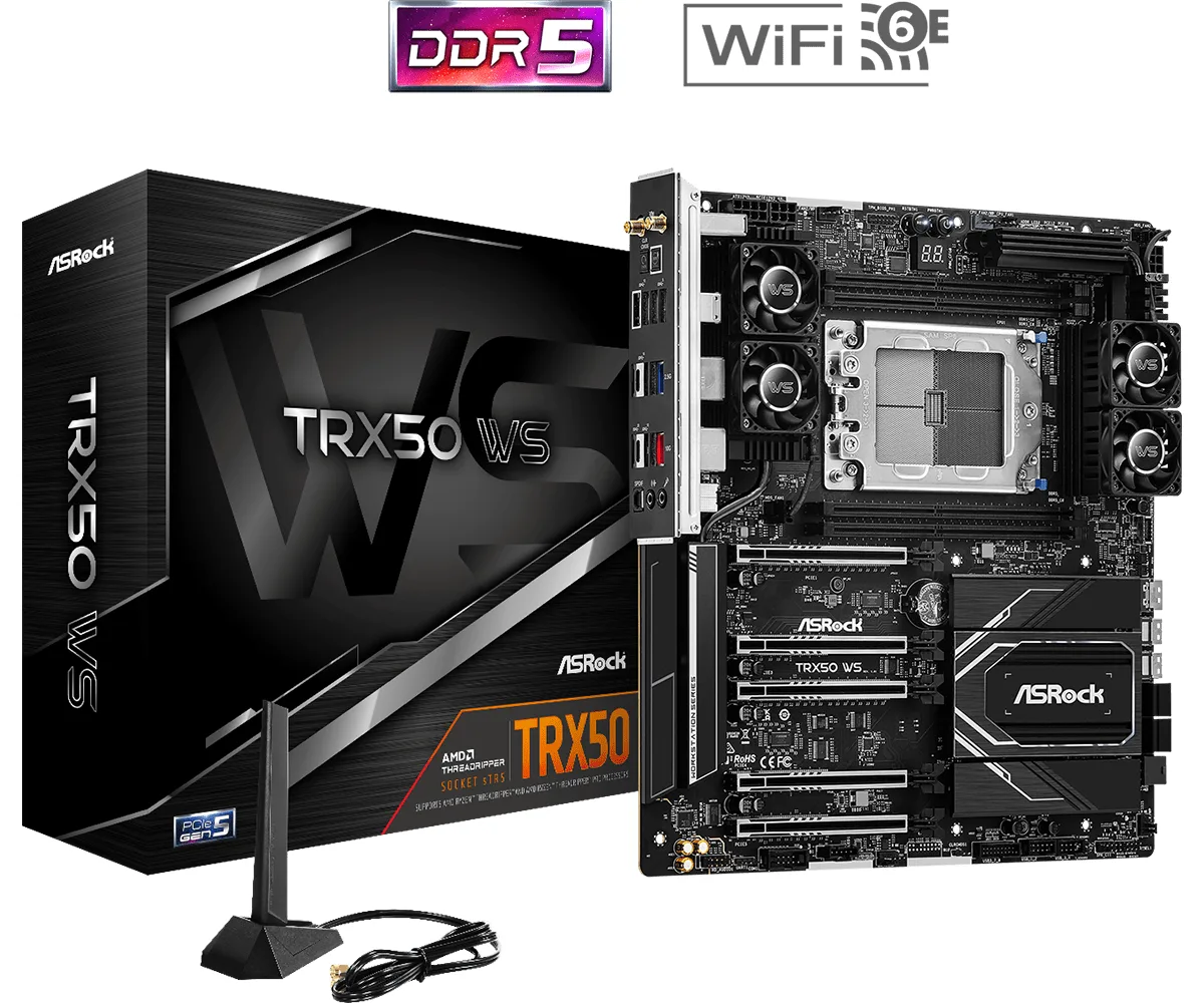 Large rectangular server motherboard with black PCB and silver heatsinks