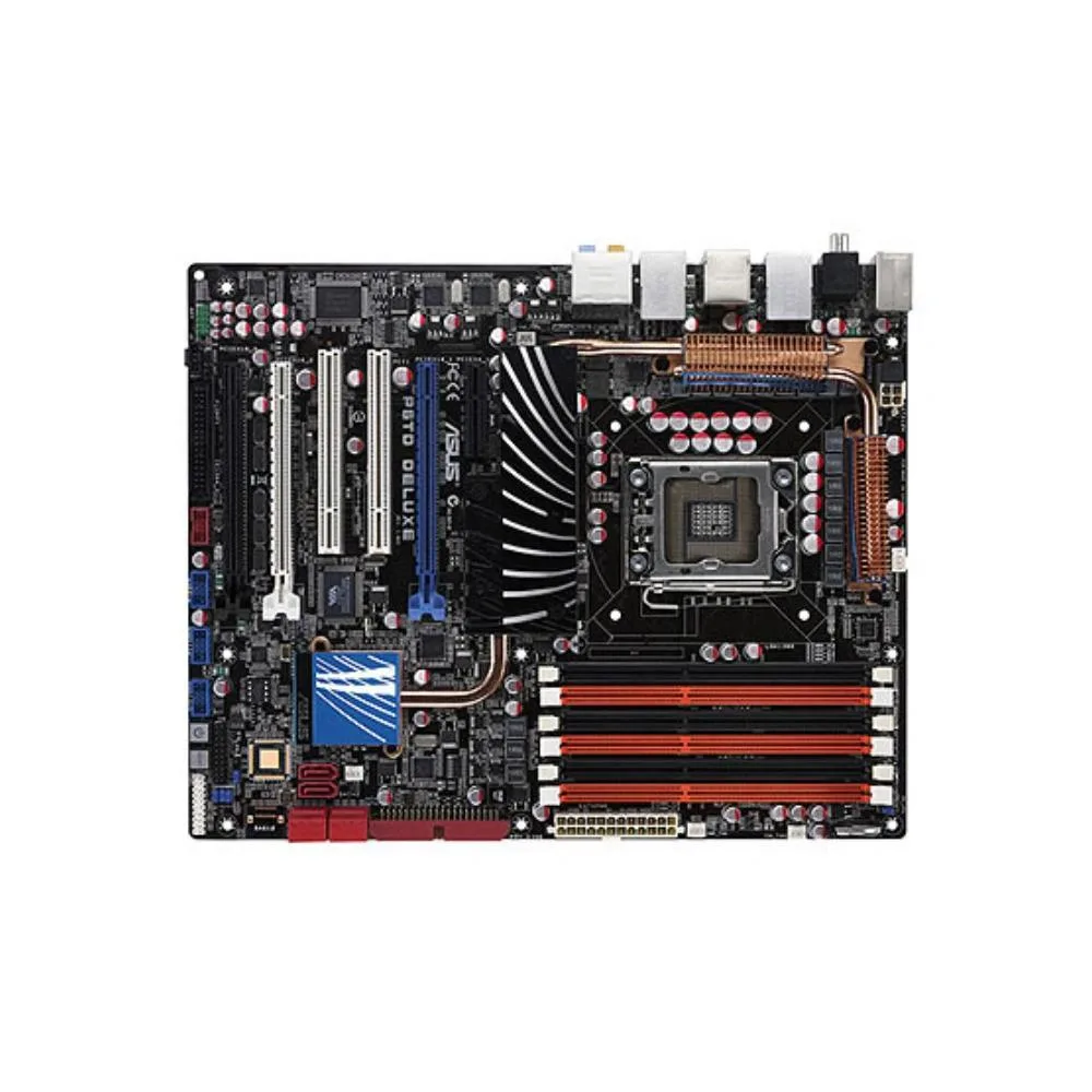 ASUS P6TD Deluxe ATX motherboard LGA 1366 Intel X58 chipset DDR3 24GB max memory