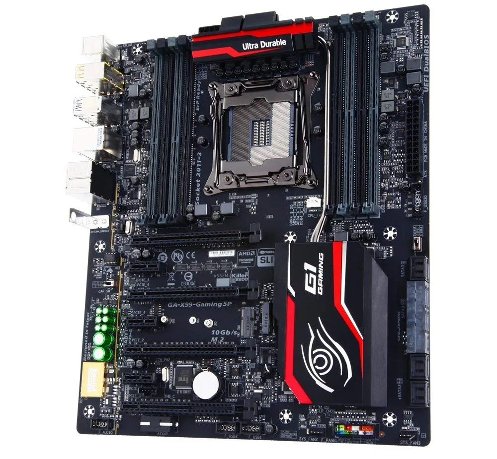 GIGABYTE GIGABYTE GA-X99-GAMING 5P Intel motherboard — photo du produit