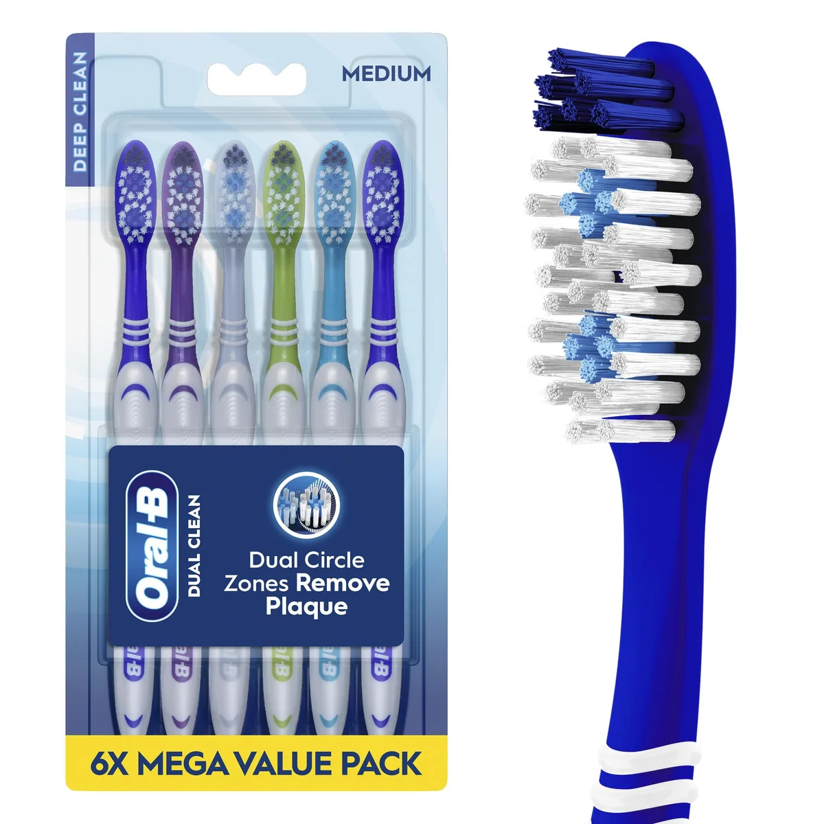  Oral-B av2026-Oral-B-oralb Dual Clean Medium 6 Count oral care — preces foto