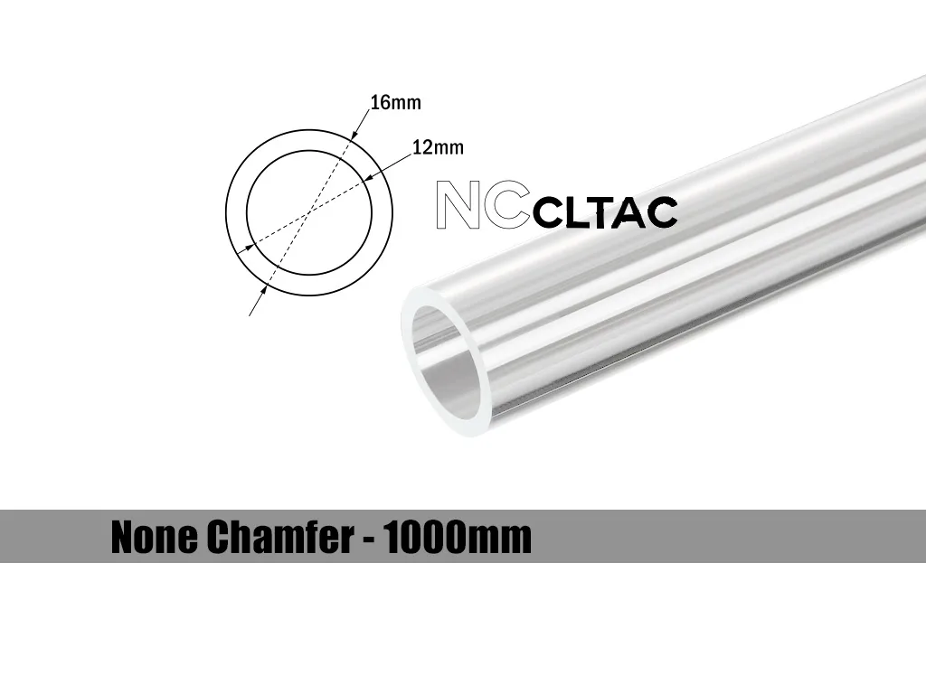 Bitspower Bitspower BP-NCCLT16AC-L1000 Crystal Link Tube 16mm OD 1000mm Clear — Produktfoto