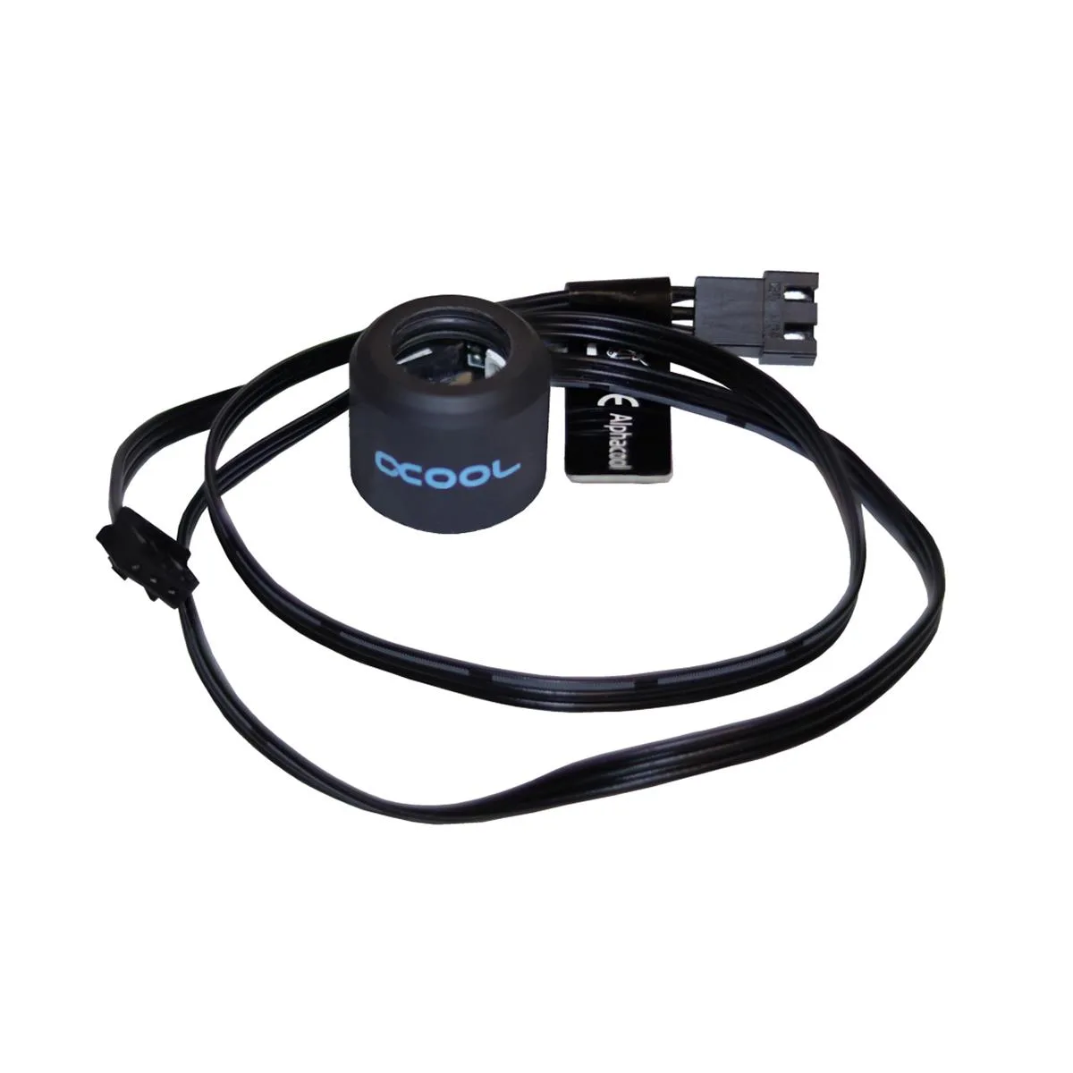 Alphacool Alphacool Aurora HardTube LED Ring 13mm Deep Black 15365 — Produktfoto